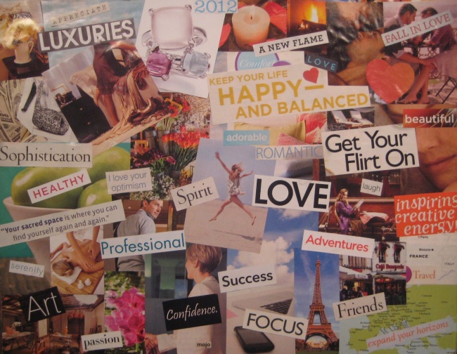 How a vision board can make your dreams come true | Dressed Her Days ...